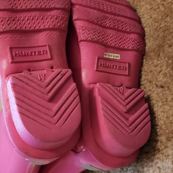 Hunter Original Kids Tall Gloss Rain Boots - Picture 8 of 16